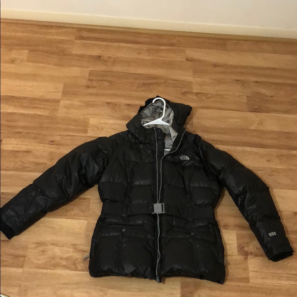 North Face Crocodile Print 550 Jacket